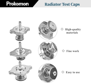 Kit de <span class=keywords><strong>test</strong></span> de fuites pour système de refroidissement de voiture 18 pièces, testeur de pression de radiateur, détecteur de fuites de liquide de refroidissement, outil de nettoyage sous vide pour joint de culasse - Product Image 6