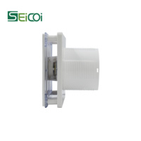 Ventilateur d'extraction d'air électrique OEM en plastique ABS, carré, haute puissance, faible bruit, avec capteur d'humidité