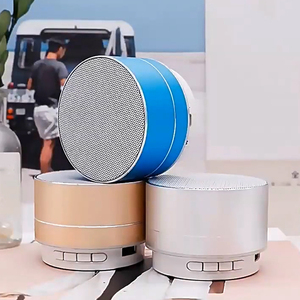 저렴한 가격 휴대용 스테레오 무선 소형 스피커 Led 다채로운 빛 하이파이 사운드 A10 휴대 전화 용 금속베이스 미니 스피커 - Product Image 3