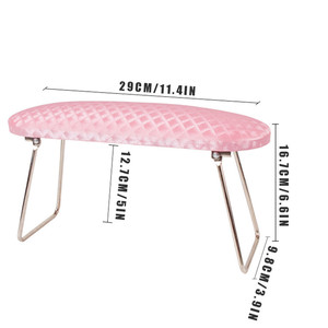 Coussin repose-main en cuir pour manucure, support de bras souple pour table de salon de beauté, outils professionnels pour nail art - Product Image 5
