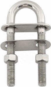 ISURE MARINE 8mm acier inoxydable 304 nœud œillet de poupe boulon en U taquet de gréement de bateau 1 pièce - Product Image 2