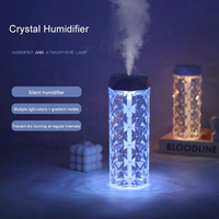 Cristal maison USB veilleuse lampe de table chambre petit diffuseur de parfum humidificateur d'air