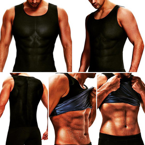 Nhà Máy Tùy Chỉnh Chất Lượng Cao Neoprene Giảm Cân Đốt Cháy Chất Béo Tập Thể Dục Giảm Béo Bụng Tắm Hơi Mồ Hôi Eo Huấn Luyện Viên Vest Cho Nam Giới - Product Image 4