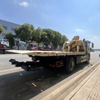 Camion de dépannage Isuzu FTR 4x2 de taille moyenne, grue à flèche pliante de 3,2 tonnes, hauteur de levage de 10 m, moment de levage de 157 kN/m, moteur Isuzu
