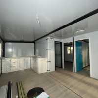 Maison conteneur modulaire en bois à deux étages, 20 pieds, étanche, avec terrasse et véranda, prix d'usine, livrée en kit