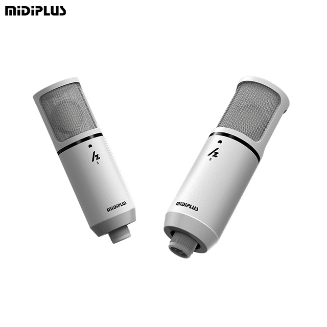 Midiplus HZ3 Hot Sale Studio Microphone Professional Recording Condenser Microphone for Personal Recording Online Live Streaming