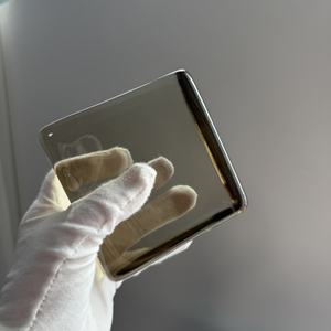 Color marrón pintado 50*100*100mm bloque de <span class=keywords><strong>ladrillos</strong></span> de medio vidrio esquina redondeada pintada Ideas artesanales originales para otras artesanías de cristal - Product Image 3