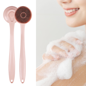 Wholesale Exfoliating Body Shower <b>Sponge</b> <b>Long</b> <b>Handle</b> Soft Bristle Bath Body Brush Back Brush - Product Image 2