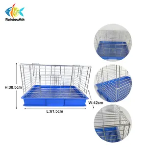 Tianshan — cage d'élevage pour lapin, support d'angle personnalisé, avec plateau facile à nettoyer