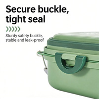 Ensemble de gamelles pliables portables en PP pour chien, 2-en-1, bouteille d'eau et récipient alimentaire de voyage, double couche, anti-fuite, pour camping et randonnée