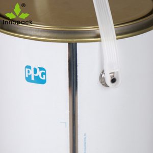 <span class=keywords><strong>Lattina</strong></span> in Metallo da 3L Stampata a Colori con Manico in Plastica, Vuota, in Latta, per Imballaggio - Product Image 4