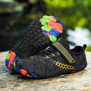 Water Shoes For Boys Outdoor River Tracing Quick Dry Mesh With Velcro Light Blue Size 35 - Product Image 2