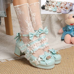 Zapatos de Tacón Grueso Estilo Lolita Originales, Primavera 2026, Nueva Llegada, Zapatos de Princesa Versátiles para Vestir y Bailar, para Mujer - Product Image 2
