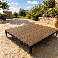 Planches de terrasse co-extrudées PWC, revêtement composite moderne pour extérieur, sol en plastique WPC, bois composite antidérapant, terrasse WPC