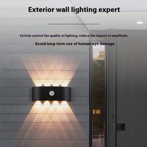 <span class=keywords><strong>Applique</strong></span> murale extérieure noire nordique cour Rechargeable moderne blanc Led <span class=keywords><strong>applique</strong></span> murale extérieure <span class=keywords><strong>avec</strong></span> détecteur de mouvement - Product Image 1