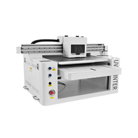 Printer UV Inkjet Flatbed Otomatis Kecil Colorsun L805 dengan Print Head untuk Kayu/Logam/Giok/Batu/Akrilik, Cetak Casing Ponsel, 1440dpi