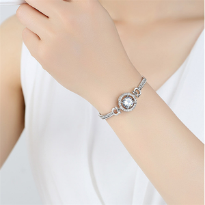Trendz mode <span class=keywords><strong>cristal</strong></span> bracelets de tennis femme pas <span class=keywords><strong>cher</strong></span> plaqué or chaîne bracelet - Product Image 6