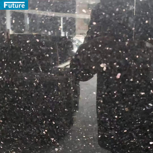 Đánh bóng mài dũa flamed loạng đen Galaxy <span class=keywords><strong>Granite</strong></span> khối cho nhà bếp Countertop cầu thang tường Bảng điều khiển trang trí gạch lát sàn - Product Image 3