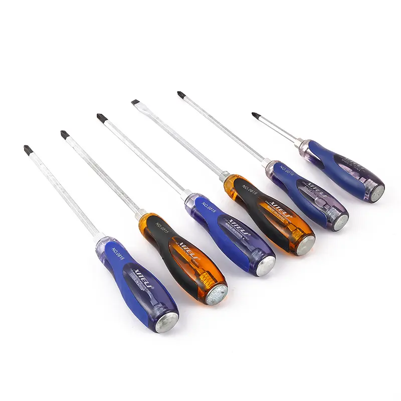 XITELI Magnetic Screwdriver 6mm/5mm Slotted PhillIps Double Head Drive go through screwdriver