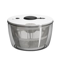 Nouveau déshydrateur de légumes en plastique, essoreuse à salade manuelle pour la maison, panier de drainage rotatif pour fruits et légumes