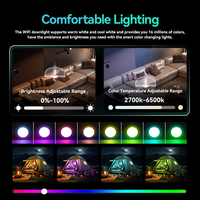 OEM / ODM E27 17W 230V 1600LM 2700K-6500K gradation RGBCW ampoule maison boule bulle lampe app contrôle tuya smart led ampoules wifi alexa