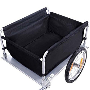 Vouwbare aanhangwagen voor fiets, fietskar, fietsbagage, kampeeruitrusting, bagagevervoer - Product Image 4