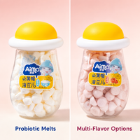 Biscuits protéinés probiotiques pour bébés avec haricots 16g, saveur fruitée semi-molle, collation sucrée pour enfants