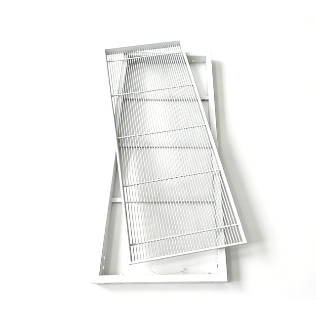 Aluminum Hinged Linear Slot Diffuser with Removable Filter Mesh HVAC Return Air Grille for Ceiling Wall Ventilation