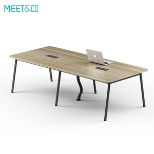 Contemporary Modern Wooden Conference <b>Table</b> Durable <b>Office</b> Furniture for Meeting Rooms - Product Image 3