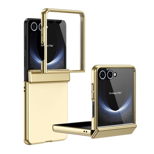 Funda de Teléfono Mate AG de Alta Calidad para Samsung Z Flip 8 3 4 5 6 7 con Protector de Pantalla Frontal, Bisagra Plateada y Cubierta Trasera Antigolpes - Product Image 1