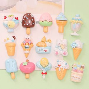 Ciondoli in resina effetto ghiaccio a forma di palloncino blu cioccolato per decorazioni <span class=keywords><strong>fai</strong></span> <span class=keywords><strong>da</strong></span> <span class=keywords><strong>te</strong></span> per custodie del telefono e fermagli per capelli - Product Image 1