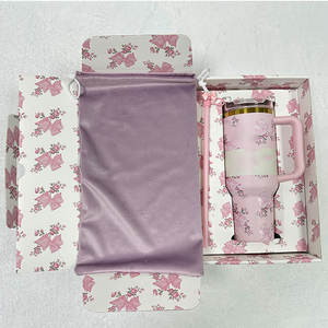 Novelty Promotional Business Present Stainless Steel 40oz Tumbler Cup Insulation <b>Coffee</b> <b>Mug</b> with Straw Topper <b>Set</b> Gift Box - Product Image 6