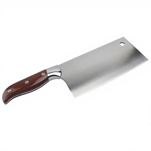 Professional Chinese Style Stainless Steel Heavy Duty <b>Boning</b> <b>Knife</b> with High-Polish Finish and Wood <b>Handle</b> for Meat Cutting - Product Image 2