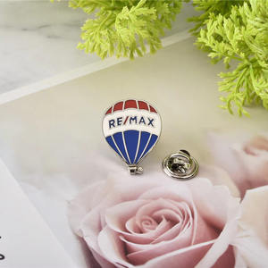 Modern Engraved Metal Brooches Zinc Alloy Metal Craft Parachute Badge Hats Clothes Lapel Pin Funny Cute Enamel Pins