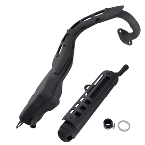 Silenziatore Marmitta Tubo di Scarico Kit di Sistema per PW80 PY80 PW PY BW 80 PEEWEE Dirt Motor Bike ATV <span class=keywords><strong>Quad</strong></span> Moto parte - Product Image 5