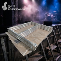 Prix de gros, Installation facile, Garde-corps de scène, Podium de scène en aluminium, Plateforme de scène extérieure antidérapante, Scène de concert pour événements