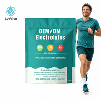Poudre d'électrolytes personnalisée OEM ODM pour boisson, hydratation rapide, électrolytes et vitamines, soutien énergétique sportif