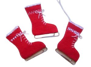 ถุงเท้ากำมะหยี่ประดับในร่มสำหรับตกแต่งเทศกาลคริสต์มาส - Product Image 2