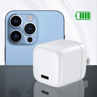 Cargador de Pared USB-C PD de 20W de Carga Rápida Shenzhen Lvxiangyuan, Plegable, Enchufe Estadounidense, Aprobado por ETL, FCC, DOE Nivel VI para iPhone 17