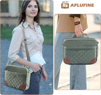 Sac de transport pour Bible en polyester matelassé de luxe avec logo personnalisé, étui de protection pour Bible, housse de Bible pour femmes avec bandoulière