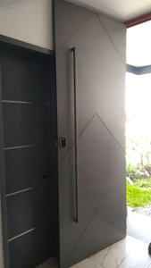 Puerta de seguridad moderna de acero inoxidable para interior Opciones de tamaño de panel rentables para hospitales Apartamentos Proveedor chino - Product Image 5