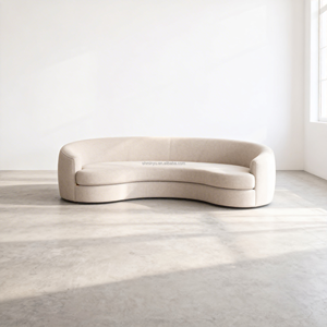 Sofá MYHOME Contemporáneo, Superventas, de Tres Plazas, en Terciopelo, Cómodo, para Sala de Estar - Product Image 3