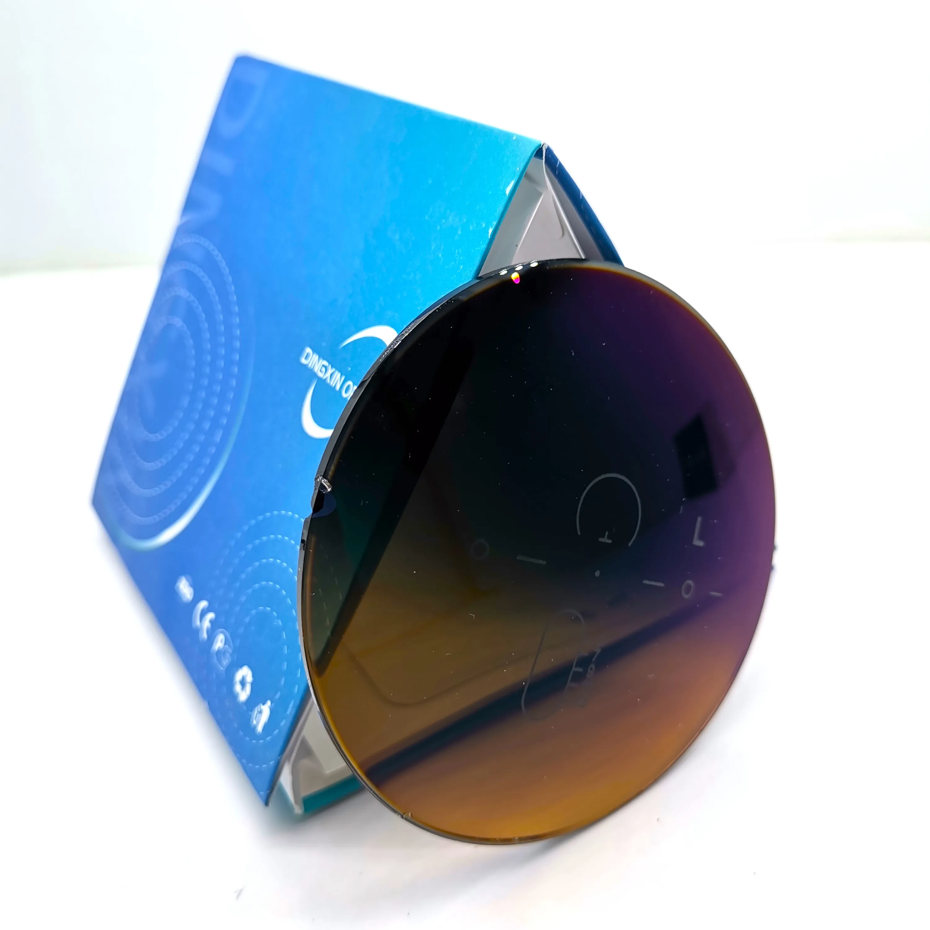 WDO 1.60 MR-8 forme libre verres teintés polarisés 30% verres de prescription bruns pour lunettes fabricant de verres verres de golf