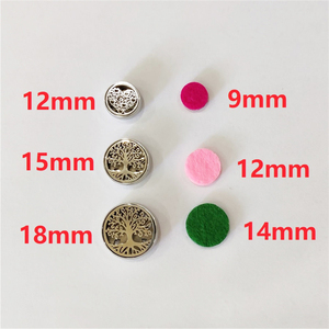 15mm Winkel flügel Edelstahl ätherisches Öl Diffusor Gesichts clip Aroma Brosche Abzeichen Parfüm Krawatte Manschetten knopf Schnalle DIY Schmuck - Product Image 6