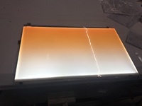 Éclairage d'aquarium LED RVB 45*30cm rétroéclairage de réservoir de poissons application de téléphone d'émission blanche et noire et contrôle de gradateur avec connecteur magnétique