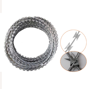 Caldo-vendita di alta qualità personalizzabile galvanizzato Anti-arrampicata coefficiente di sicurezza BTO-22 filo spinato a doppia elica