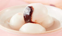 Vente en gros de boules de riz glutineux sucrées glacées, garnies au chocolat, desserts Tangyuan, collations traditionnelles chinoises