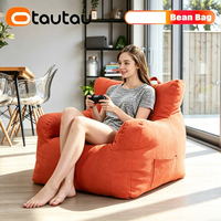 OTAUTAU Moderner, verstellbarer Sitzsackbezug für Bodensofa, Sessel, Couch, Pouf, ohne Füllstoff, SF008