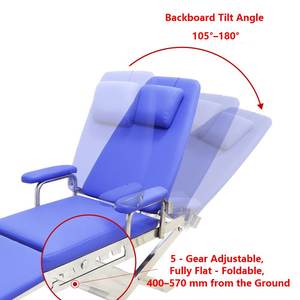 <strong>Dental</strong> Folding <strong>Chair</strong> Portable <strong>Unit</strong> with Stainless Steel Spittoon Instrument Tray and Movable Light Folding <strong>Dental</strong> <strong>Chair</strong> - Product Image 2
