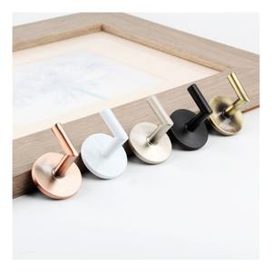 Nouveau crochet mural européen pour <span class=keywords><strong>rideaux</strong></span>, simple, en alliage de zinc électrolytique, accessoires, crochet mural, crochet pour cordons et vêtements - Product Image 5